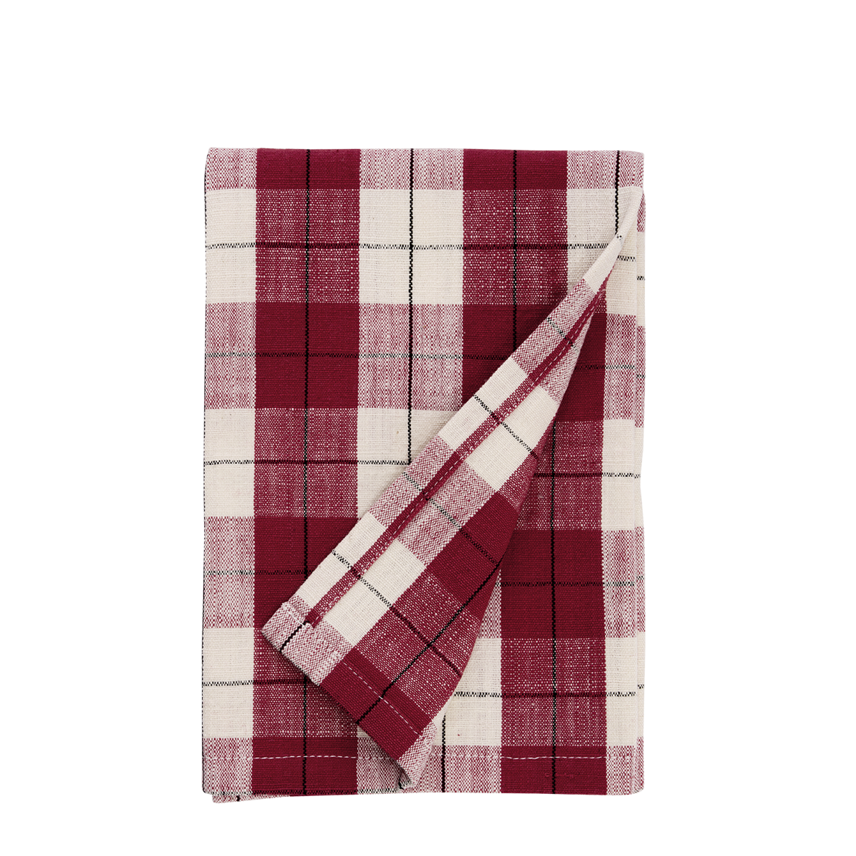 Checked kitchen towel