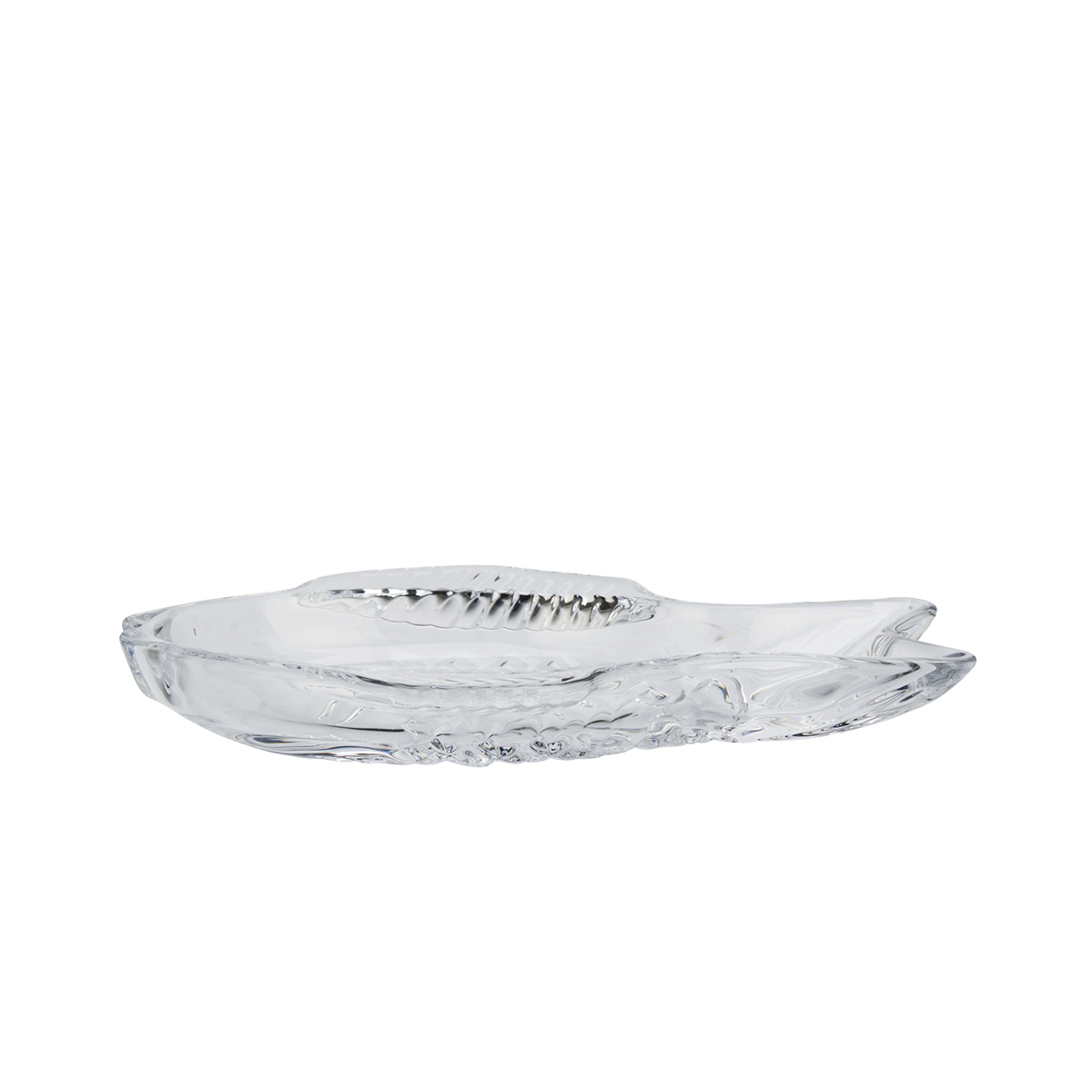 Glass fish tray