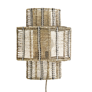 Seagrass wall lamp