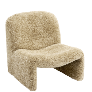 Furry lounge chair