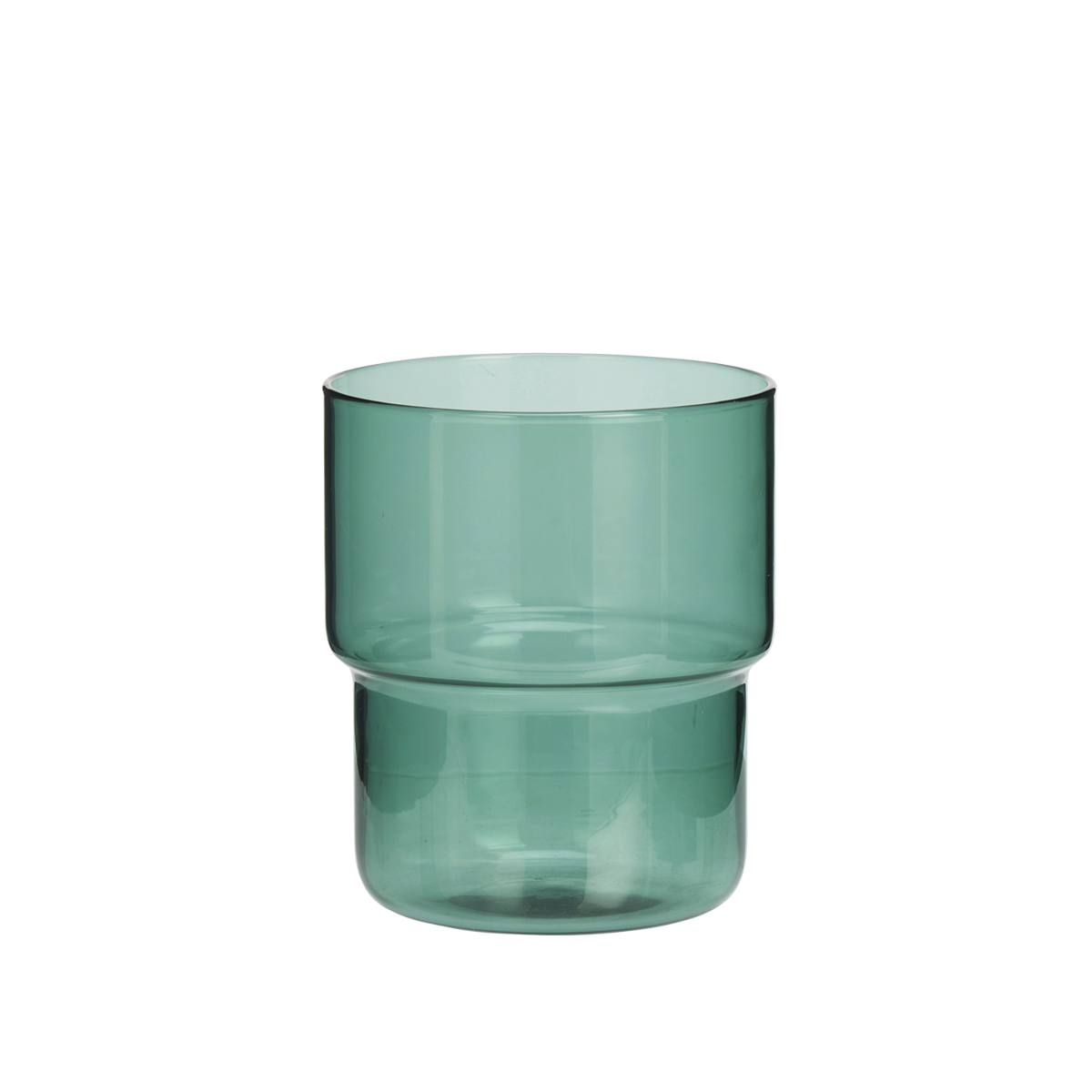 Coloured drinking glass