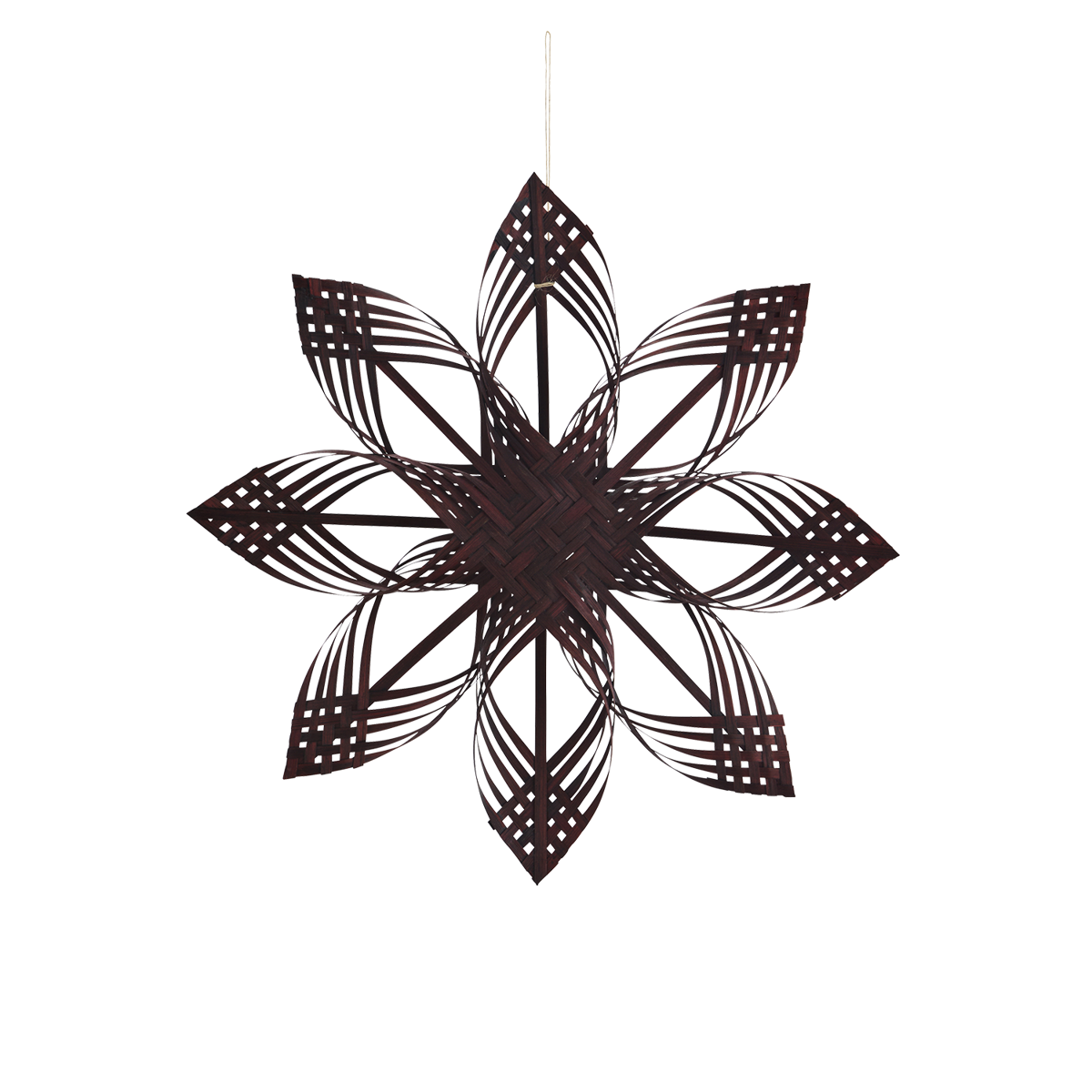 Hanging bamboo star