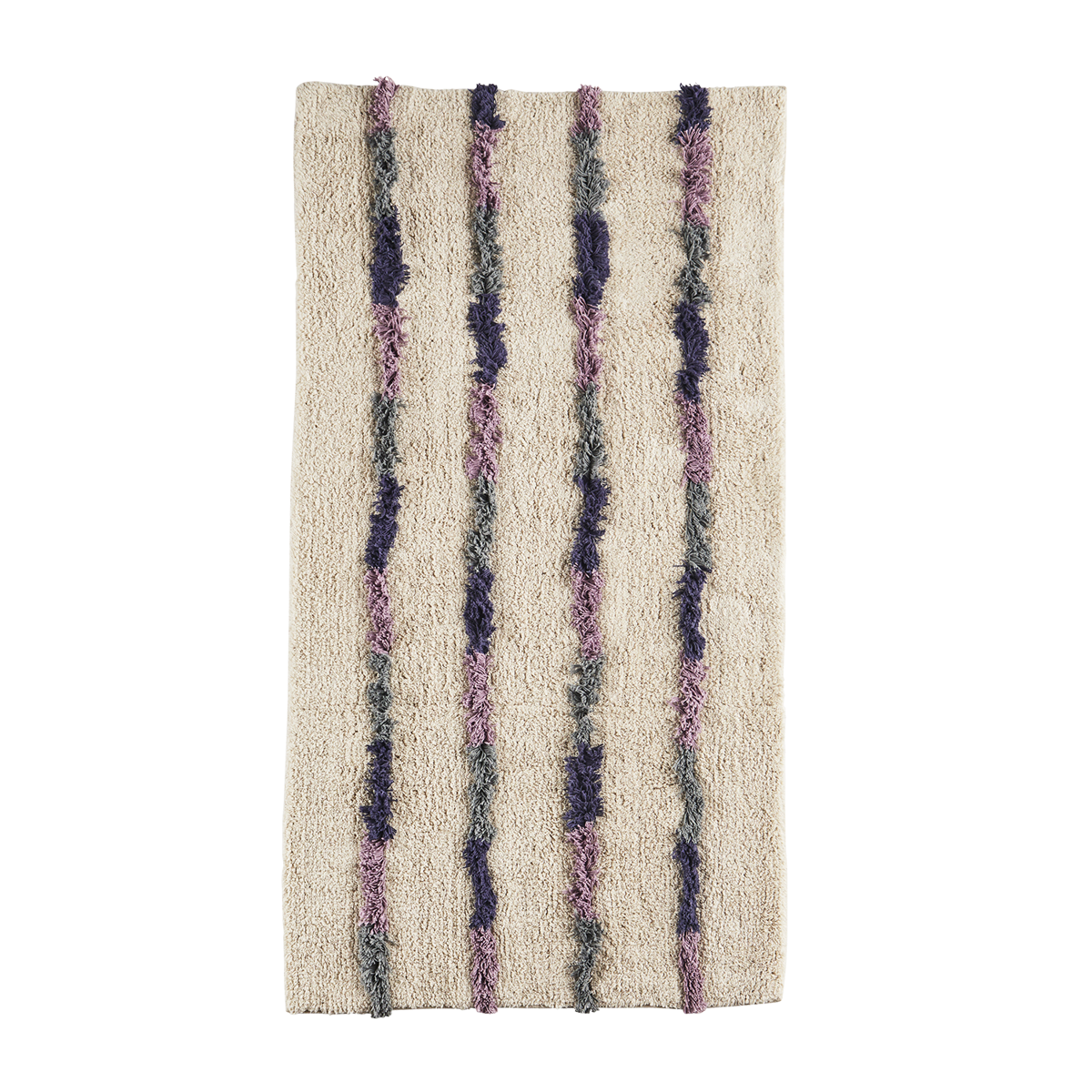 Tufted cotton runner