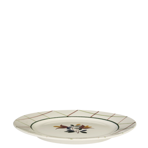 Dinner plate w/ flower