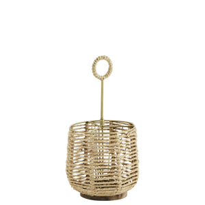 Cutlery holder w/ jute