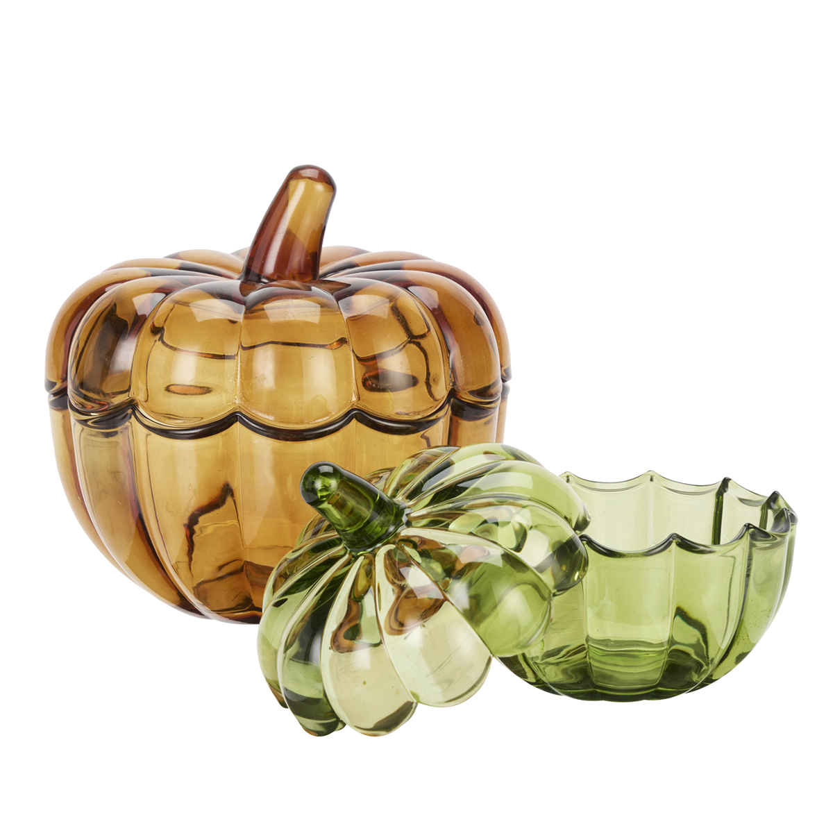 Glass bowls w/ lid
