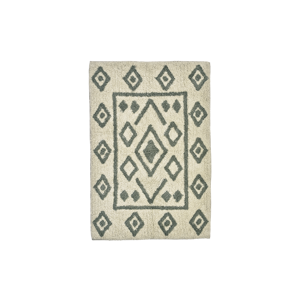 Tufted cotton bath mat