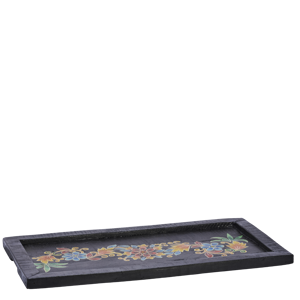 Hand painted recycled wooden tray