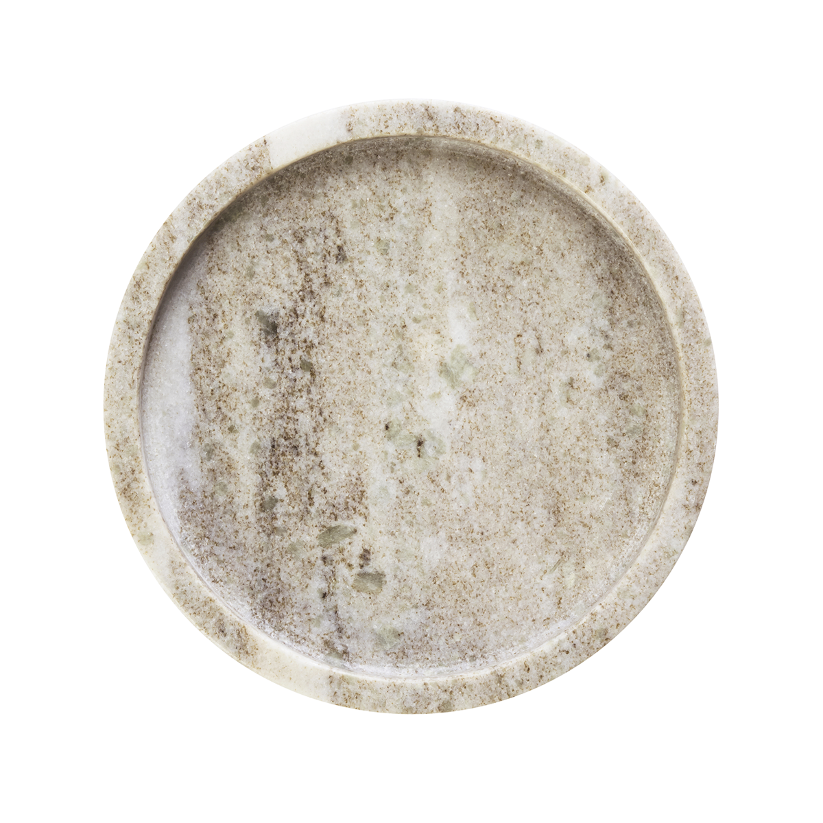 Round marble tray