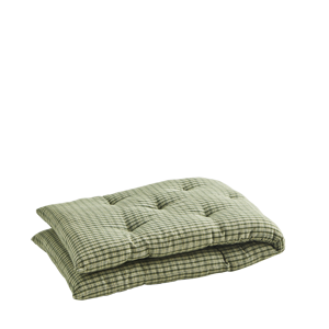 Checked woven cotton mattress