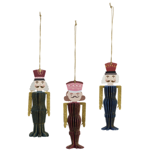 Hanging paper nutcrackers