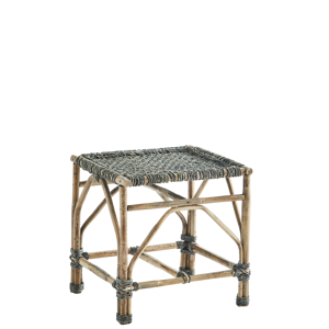 Bamboo stool w/ weaving