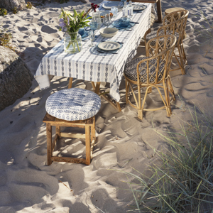 Round cotton chair pad