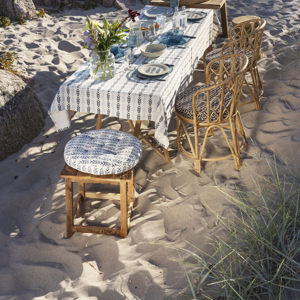 Round cotton chair pad