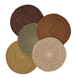 Round seagrass placemat
