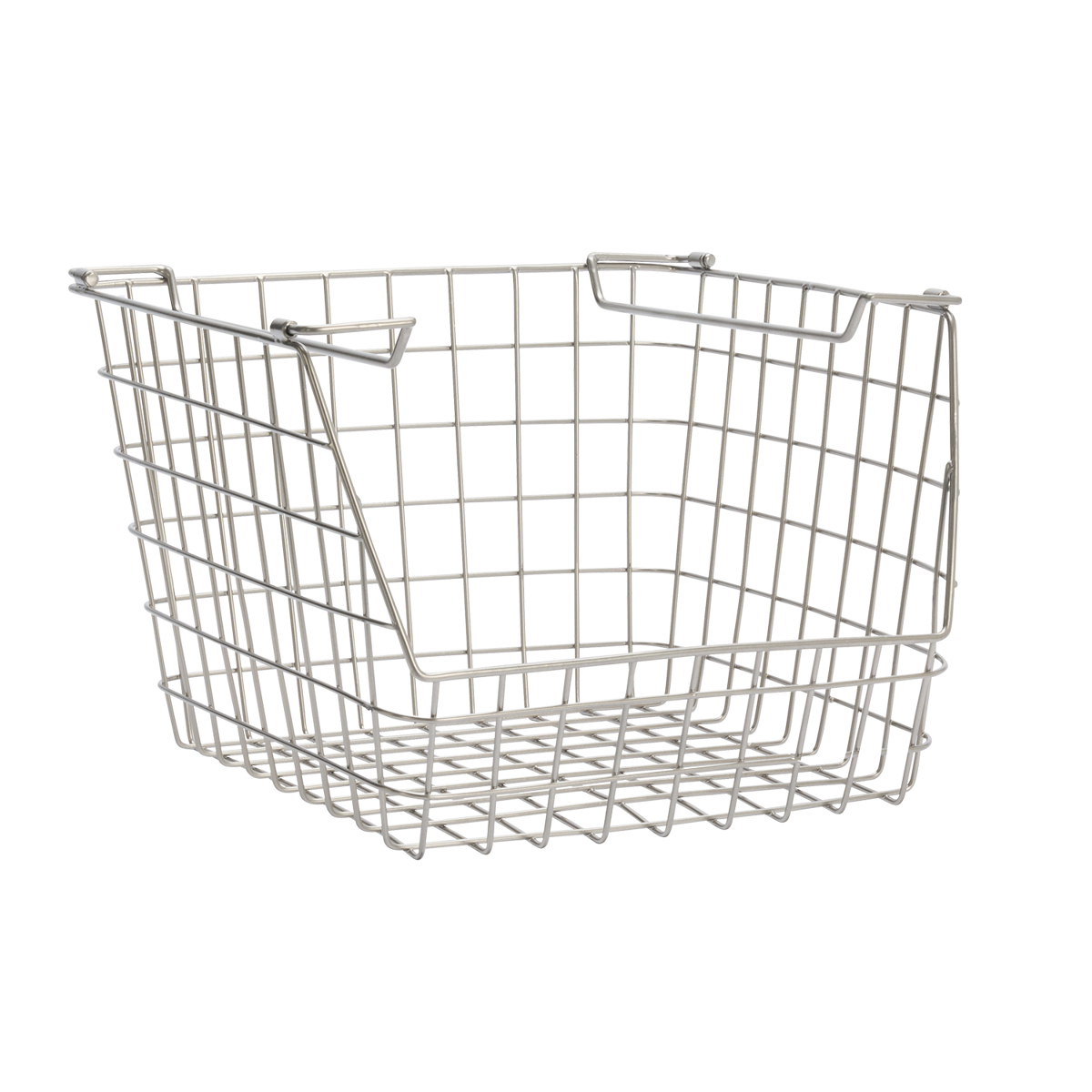 Stackable iron wire basket