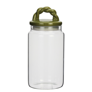 Glass jar w/ ceramic lid
