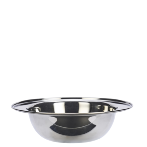 Stainless steel serving bowl