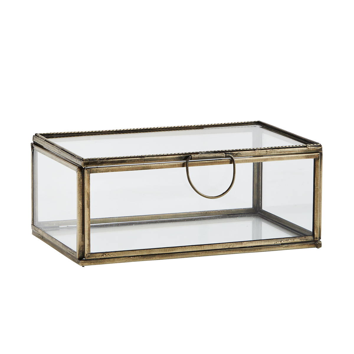 Rectangular glass box