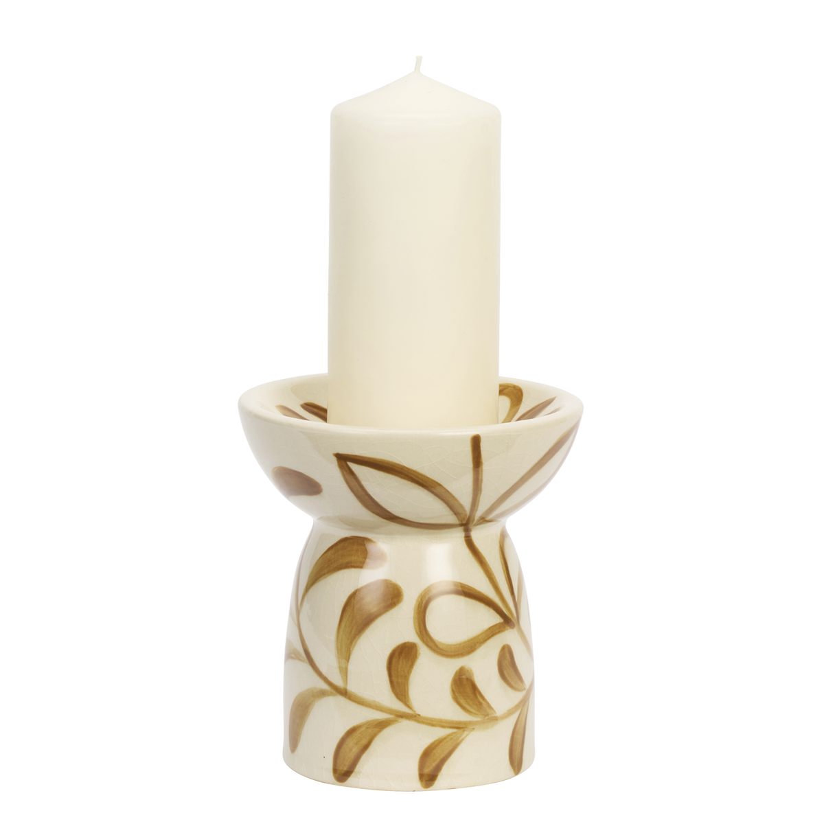 Hand-painted candle holder