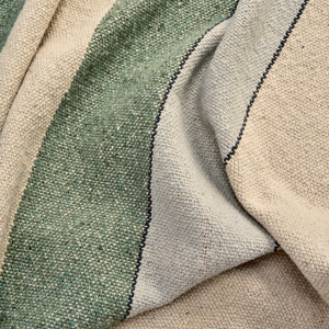 Recycled cotton throw