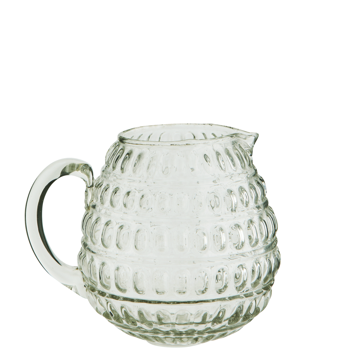 Glass jug w/ dots