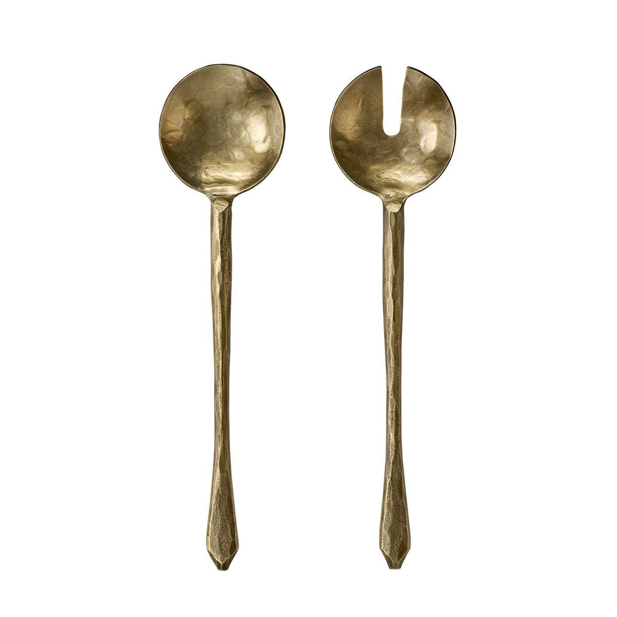 Stainless steel salad set