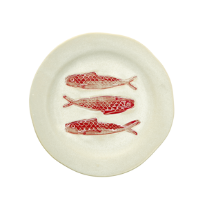 Stoneware lunch plate
