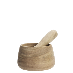 Wooden mortar set