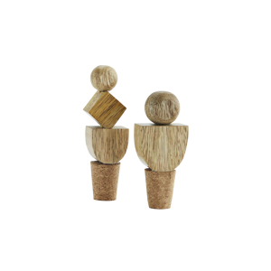 Handmade wooden bottle stopper