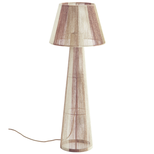 Jute floor lamp