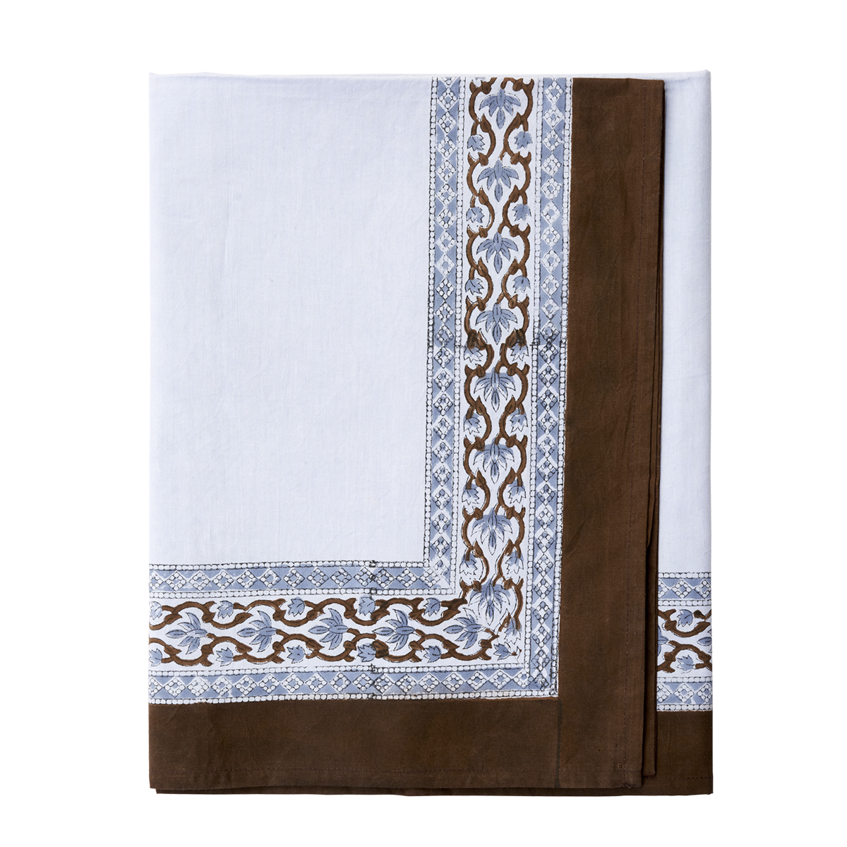 Block printed table cloth