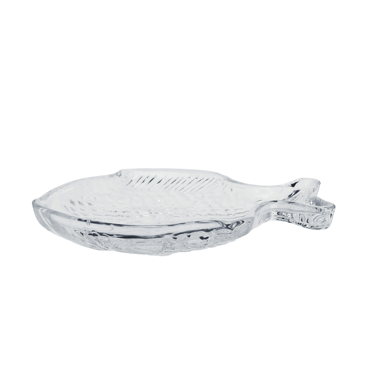 Glass fish tray