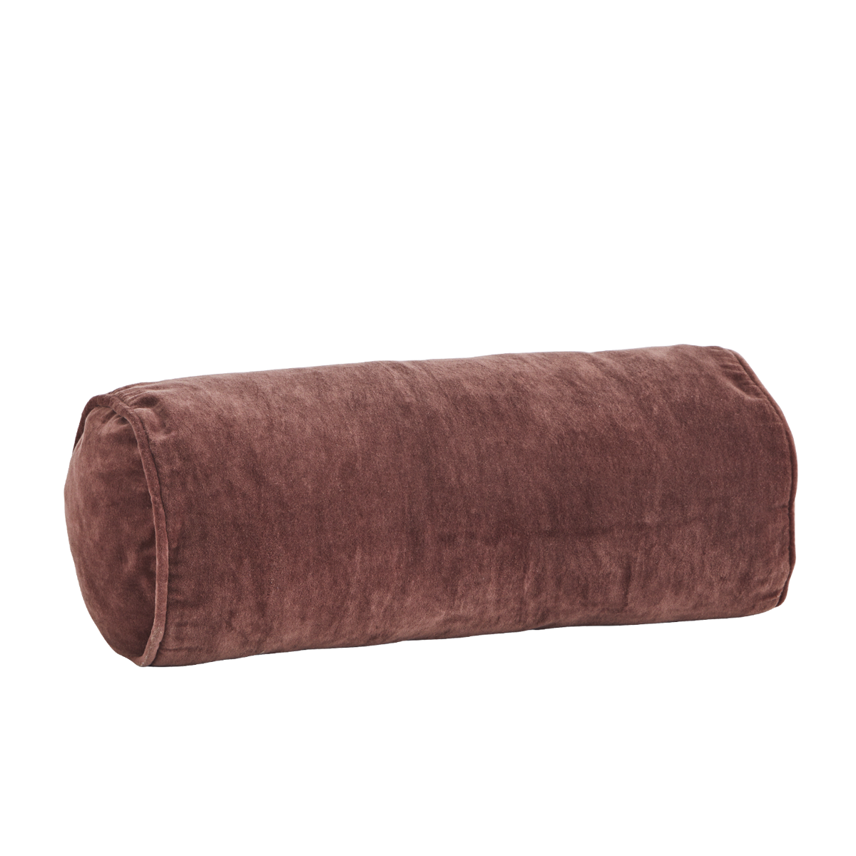 Velvet bolster cushion