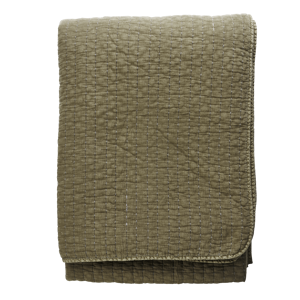 Quilted cotton bed cover
