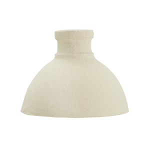 Cotton mache lamp shade