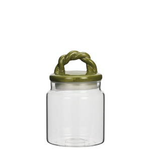 Glass jar w/ ceramic lid