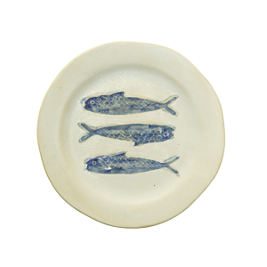 Stoneware lunch plate