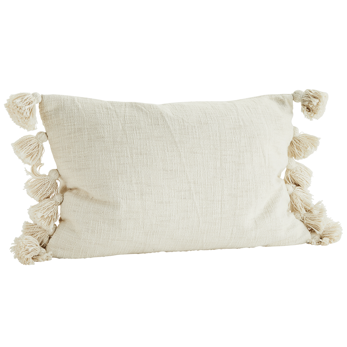 Cushion cover w/ tassels