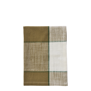 Checked kitchen towel