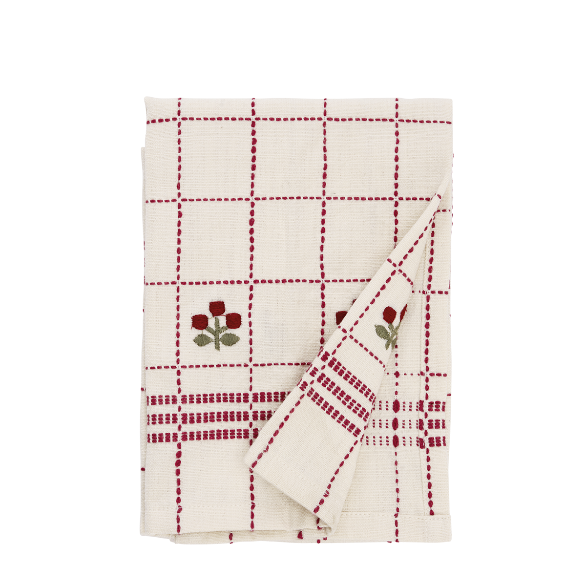 Embroidered kitchen towel