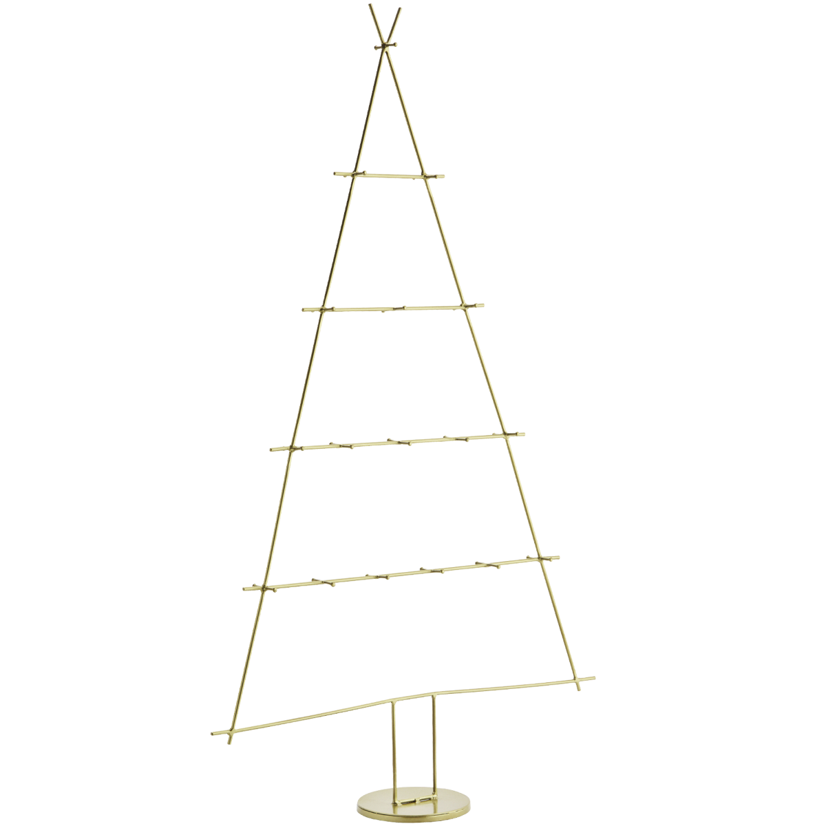 Standing iron christmas tree