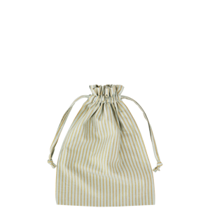 Striped cotton bag