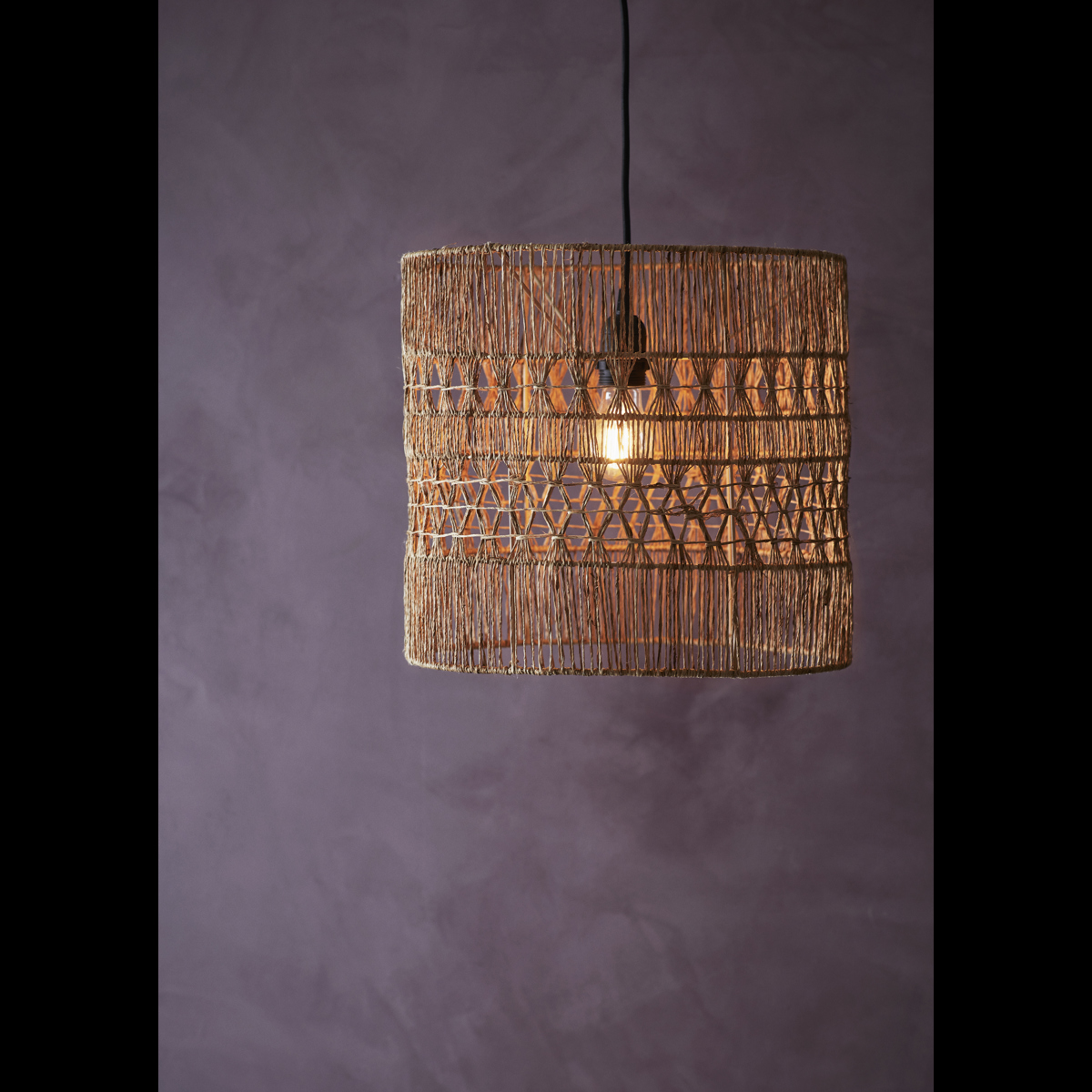 Jute ceiling lamp