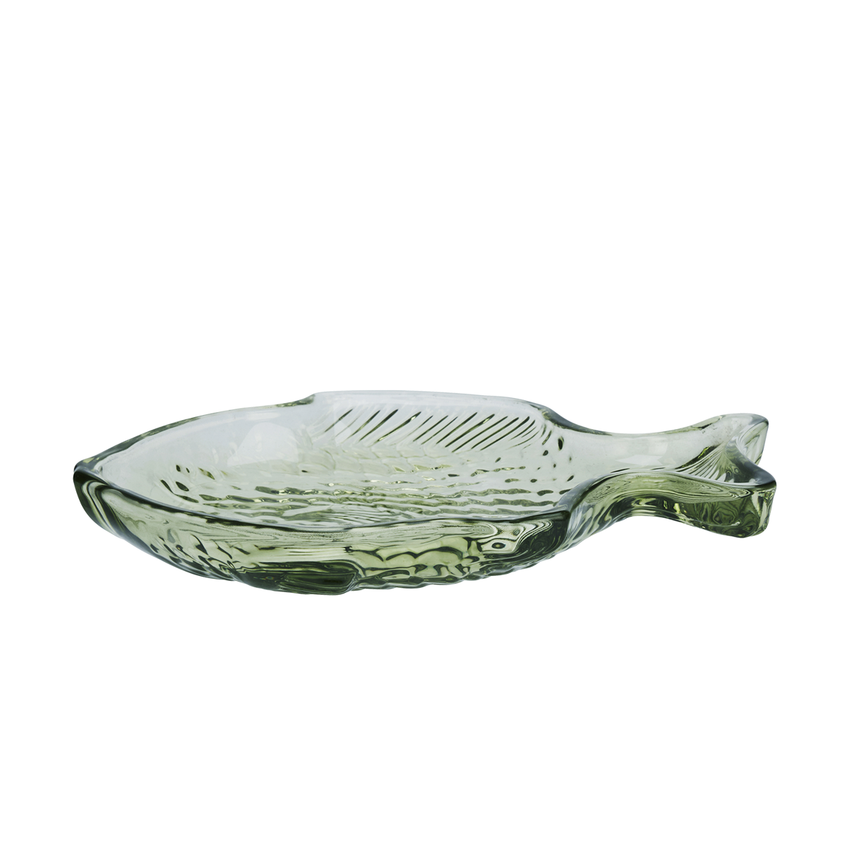 Glass fish tray