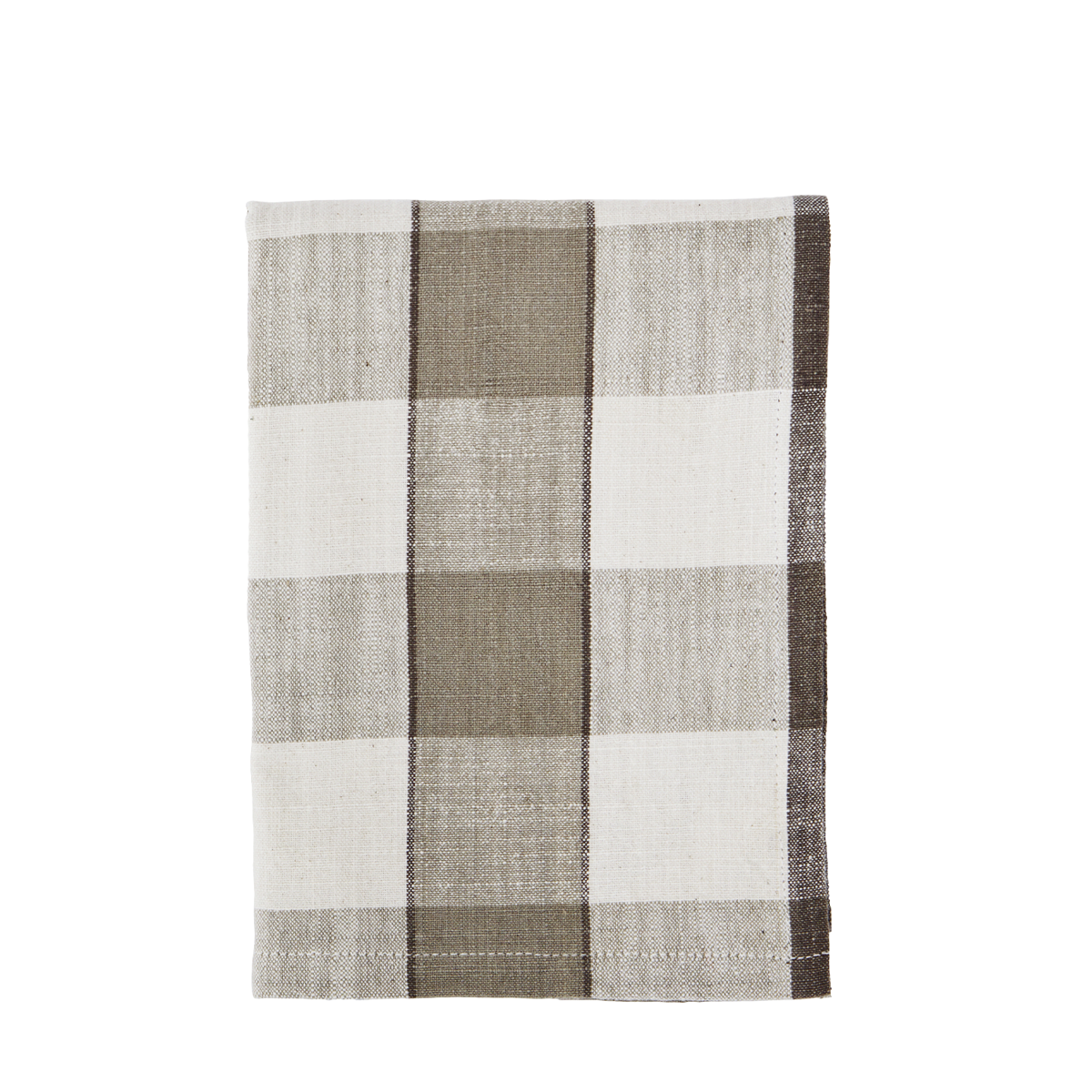 Checked kitchen towel