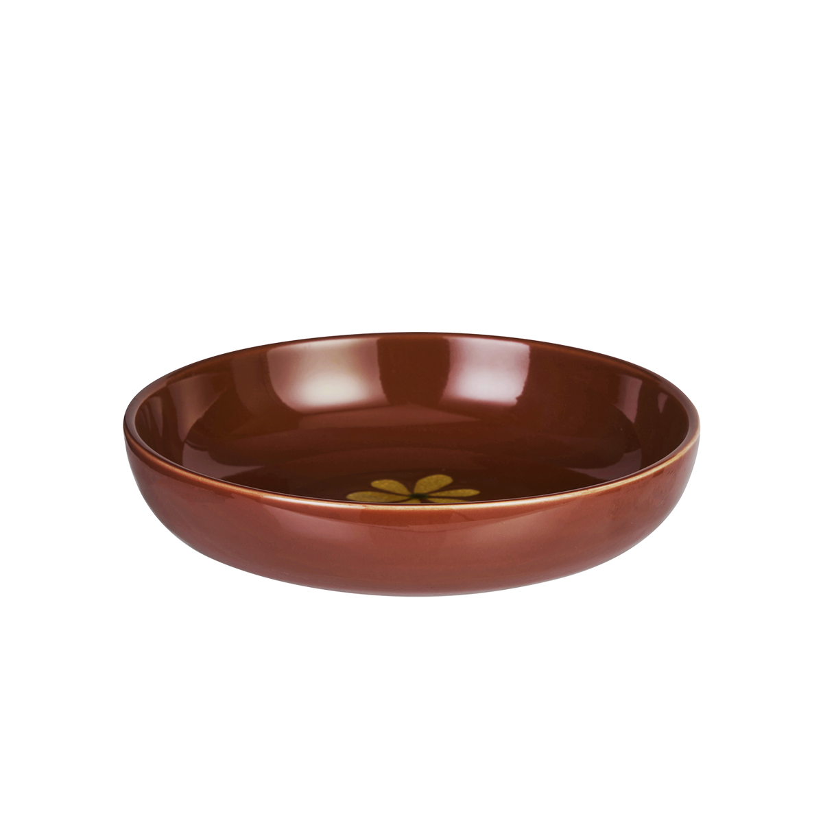 Hand-painted stoneware bowl