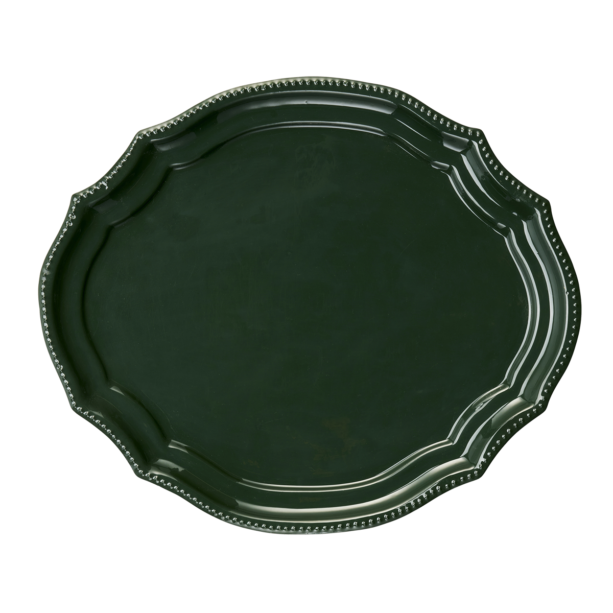 Oval enamel tray