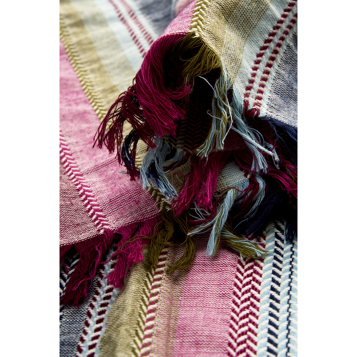 Striped hammam towel