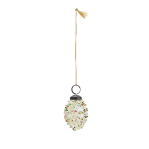 Hanging easter egg w/ beads